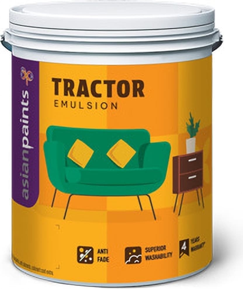 Asian Paints Tractor Emulsion interior emulsion pack