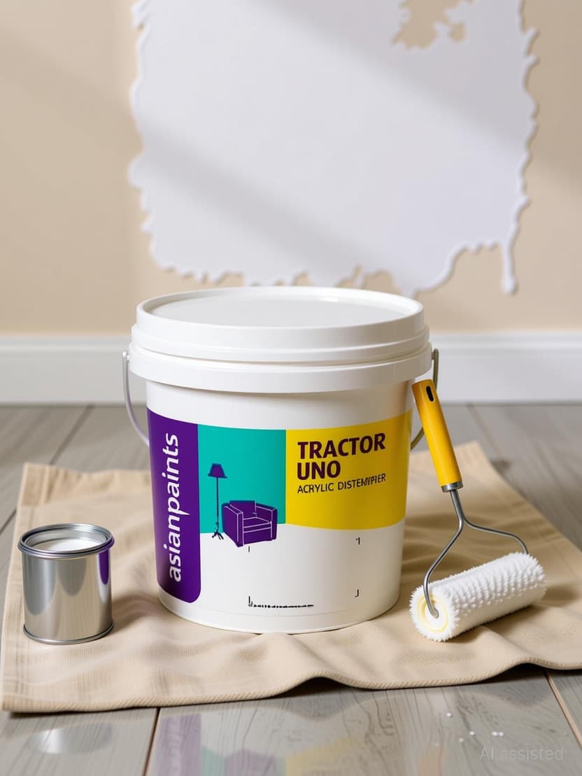 Asian Paints Tractor Uno interior emulsion pack
